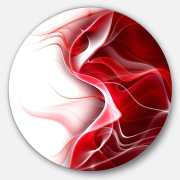 3D Fractal Abstract Design Abstract Circle Metal Wall Art